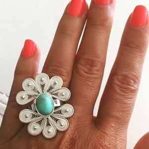 Set of earnings with ring